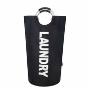 THREADSHAPES Single Layer Laundry Basket 90L - Waterproof Laundry Hamper, Laundry Bag with Padded Handles, Clothes Hamper Stands Up Well, Collapsible Laundry